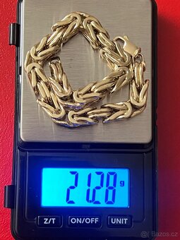 Zlato / zlatý nádherný náramek 14k - 7