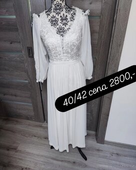 Svatební šaty 20 kusů různé velikosti - 7
