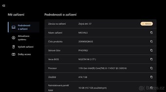 Lenovo ThinkPad X1 14" 4K displej v záruce - 7