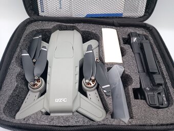 Dron L900 PRO GPS dvě kamery Šedy + Originální Obal - 7