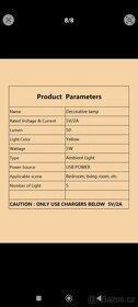 Dekorační LED světlo/osvětlení s pšeničnými klasy - 7