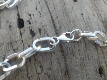 Stříbrný řetízek a náramek - ruční práce - PC 15 000CZ - 7