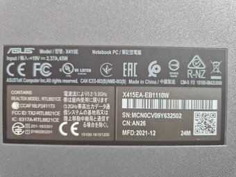 Notebook Asus X415 - 7