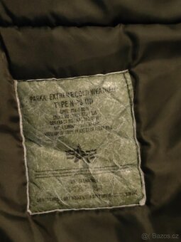 BUNDA N3B ALJAŠKA ALPHA INDUSTRIES OLIVE XL - 7