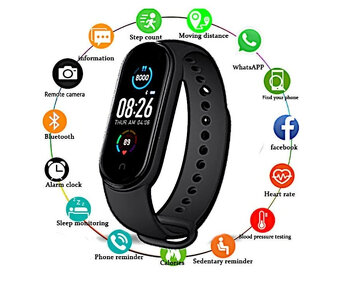 Fitness náramek M5 FitPro + USB nabíječka - 7