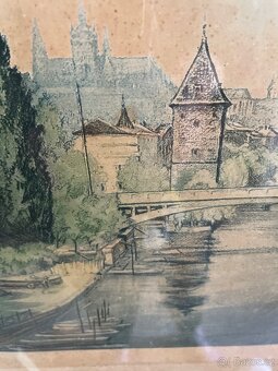 Praha-Židovský ostrov,sig.Mayer Josef, nar.1895 - 7