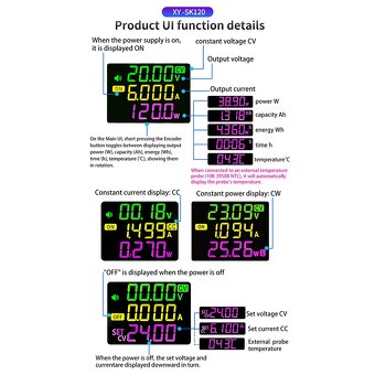 SK120X CNC Buck Boost DC Nastavitelný regulátor napětí Napáj - 7