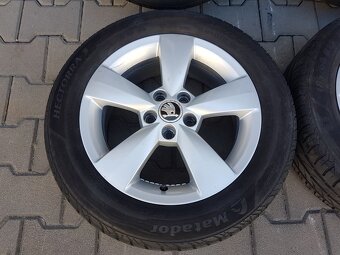 Originál alu kola CARME 6x15" 185/60 Rapid, Fabia III, nově - 7