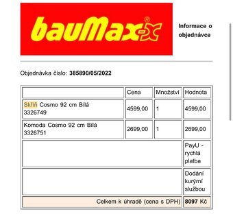 Skříň a komoda set- baumax - 7