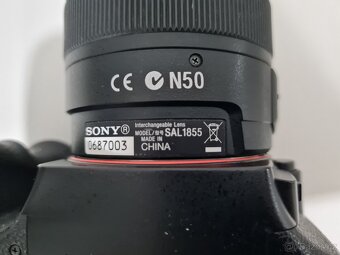 Sony Alpha SLT-A57, 18-55 - 7