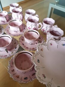 13ks Růžový porcelán H&C - 7