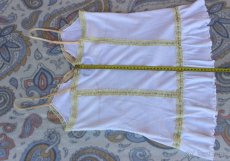 Nový letní top s krajkou Free People vel. L (M) - 7