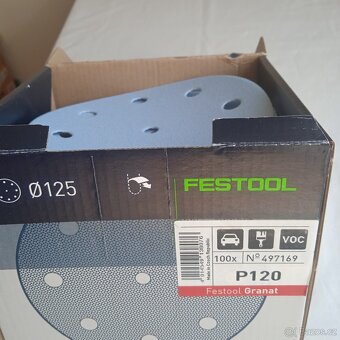 Festool brusná plátna 120 suchý zip. - 7