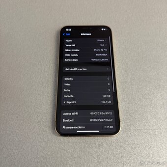 iPhone 12 Pro 128GB gold, pěkný stav, 12 měsíců záruka - 7