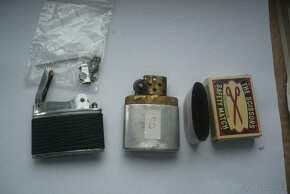 sbírka starých benzínových zapalovačů č.1 - 7