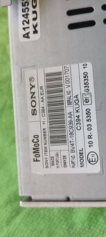 Originální autorádio Ford -SONY - 7