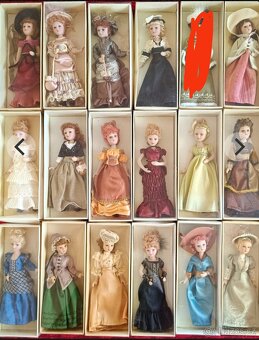 Porcelánové panenky Dámy minulých epoch - 7