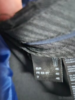 Pánský černý oblek (vel. 46) - ZÁNOVNÍ - 7