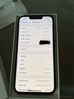 iPhone 13 128 gb 85% zelený green top stav - 7