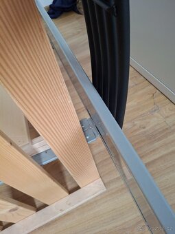 Kovová postel 220X80 s roštem - 7