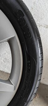 Alu kola Škoda Volans 5x100 s letní pneu 205/50R17 - 7