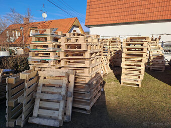 Dřevěné palety,nové,čisté 13 rozměr. modifikací - 7