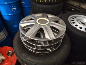 Zimní sada 7mm - Pneu 195/65 R15 - Plechové disky 5x100 R15 - 7