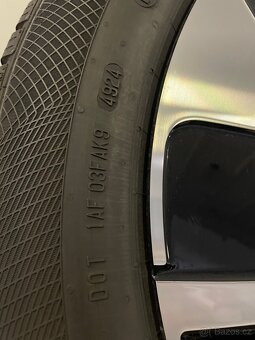 Original zimní alu vw ID7 Hudson r19 Continental 98% - 7