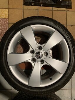 Alu kola Škoda R17 5X112 LETNÍ PNEU 225/45 R17 PIRELLI - 7
