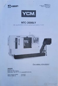 CNC soustruh YCM NTC - 2000 LY - 7