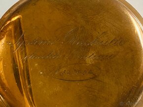Zlaté 14-karátové kapesní hodinky Systéme Glashütte, 89 g - 7