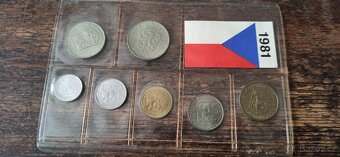 Sada oběžných mincí ČSR, USA, Slovensko. - 7