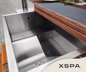 Luxusná nerezová koupací káď, koupací sud,jakuzzi, vířivka - 7