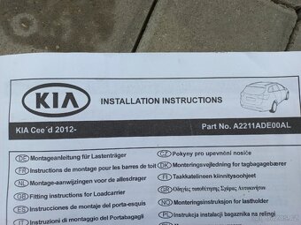 Příčníky Kia Cee'd 12- - 7