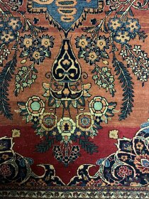 Perský starožitný figurální TOP koberec 198x130 - 7