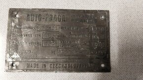 Výrobní štítky Praga ČKD - 7