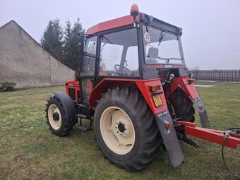 Zetor 5340 + třístranný sklápěč Molčík EDK 3000 - 7