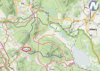 České Žleby, stavební pozemek na Šumavě - 7