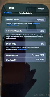 iPhone 16 Pro Max 1TB – Black Titanium – top stav, 100 % pří - 7