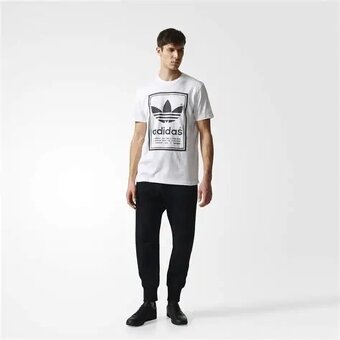 ADIDAS LOGO PÁNSKÉ BAVLNĚNÉ TRIKO L - 7