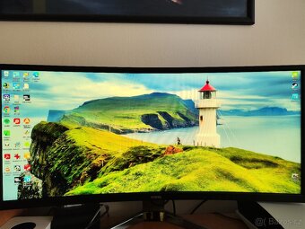 Prodám prohnutý LCD monitor BenQ XR 3501 úhlopříčka 35 palců - 7