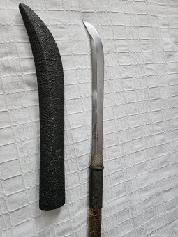 OBŘÍ NAGINATA SAMURAI JAPONSKY/ KATANA/ TSUBA - 7