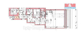 Pronájem bytu 1+kk, 40 m², Brno, ul. Kabátníkova - 7