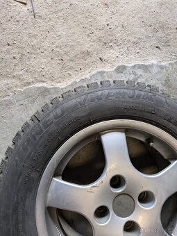 BORBET ALU KOLA 15" 4×108 ET35 + ZIMNÍ PNEU 195/65/15 - 7