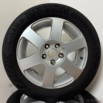 ŠKODA OCTAVIA II 5x112 R16 ET50+LETNÍ 205/55R16 4mm - 7