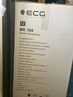 Mobilní klimatizace ECG MK 104 - 7