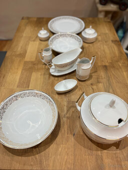 Starožitný porcelánový servis Pirken Hammer - 54 ks - 7