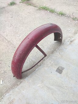 Jawa 550 pařez zadní blatnik, podsedlovy plech - 7