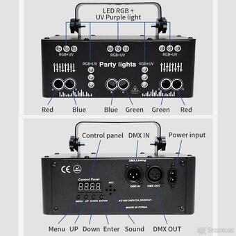 21 Eyes DMX Disco Party Light LED DJ stroboskop s d.o - 7