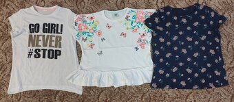 Dívčí trička vel. 116 - 146 - 7